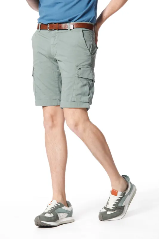 Chile man cargo bermuda in stretch satin regular ① sold by Mason's