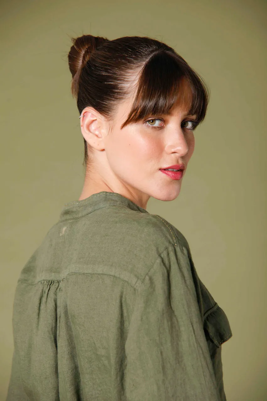 Colette Dress women's long dress in linen with rope belt regular sold by Mason's product image thumbnail 3