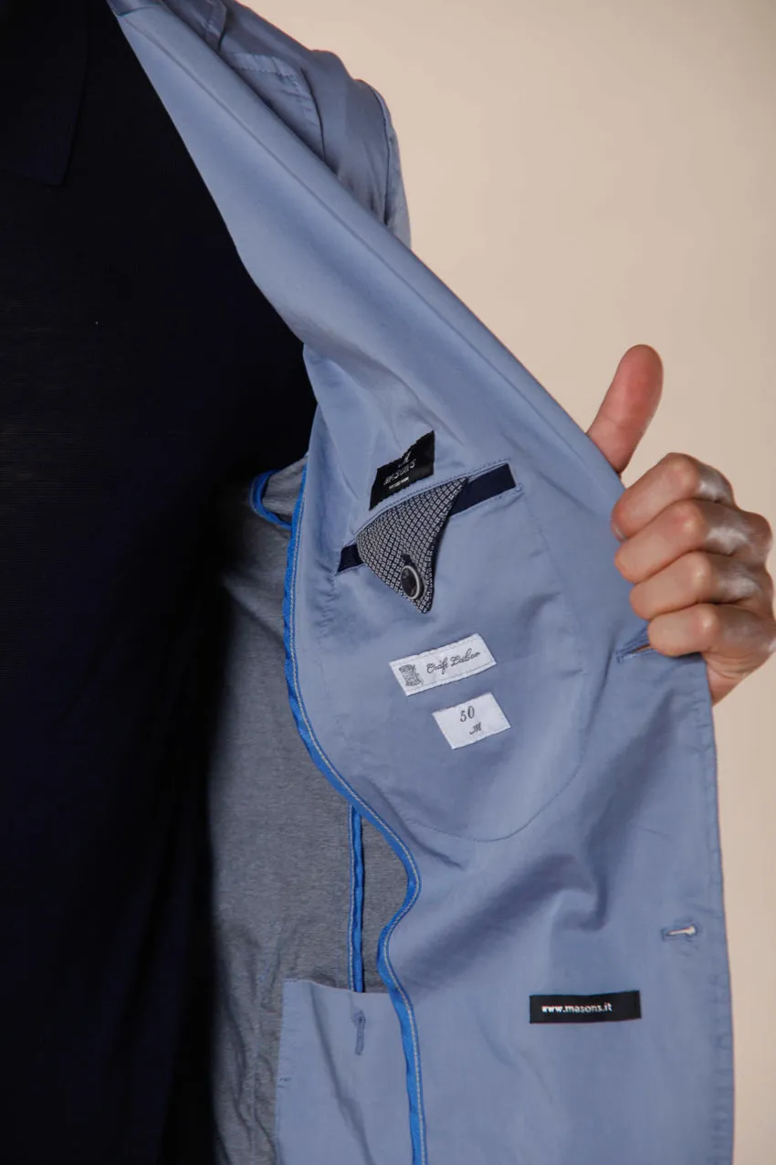 Da Vinci Travel men's blazer in tecno travel stretch satin with details regular sold by Mason's product image thumbnail 3