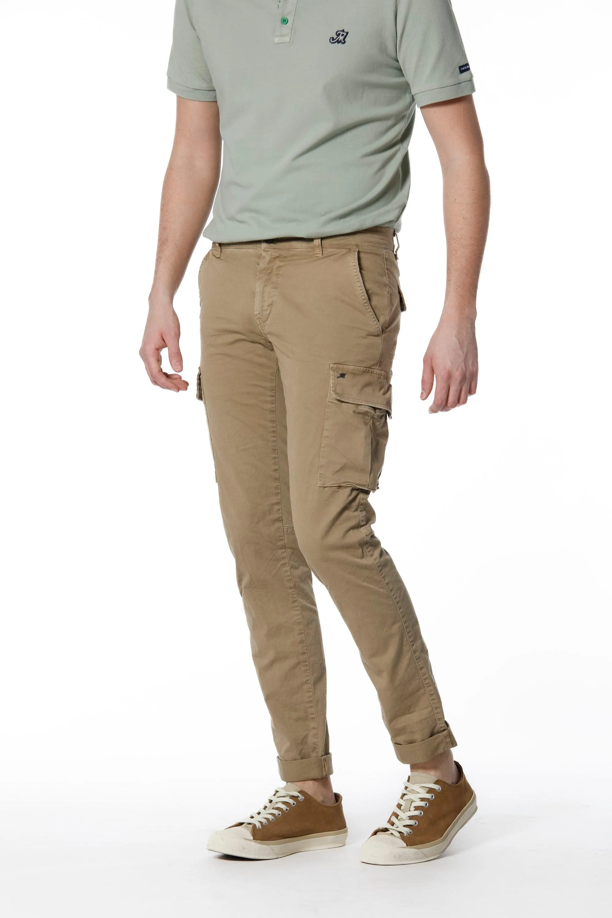Chile man cargo pants in cotton extra slim sold by Mason's product image thumbnail 2