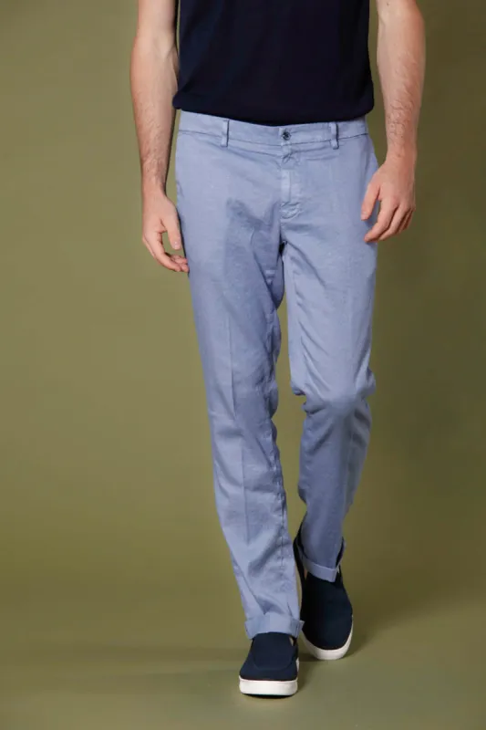 New York men's chino pants in cotton and linen regular sold by Mason's