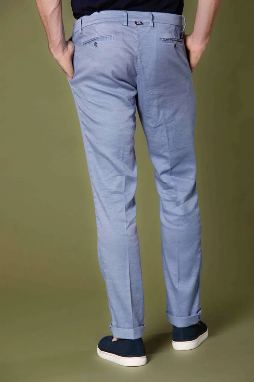 New York men's chino pants in cotton and linen regular sold by Mason's product image thumbnail 4
