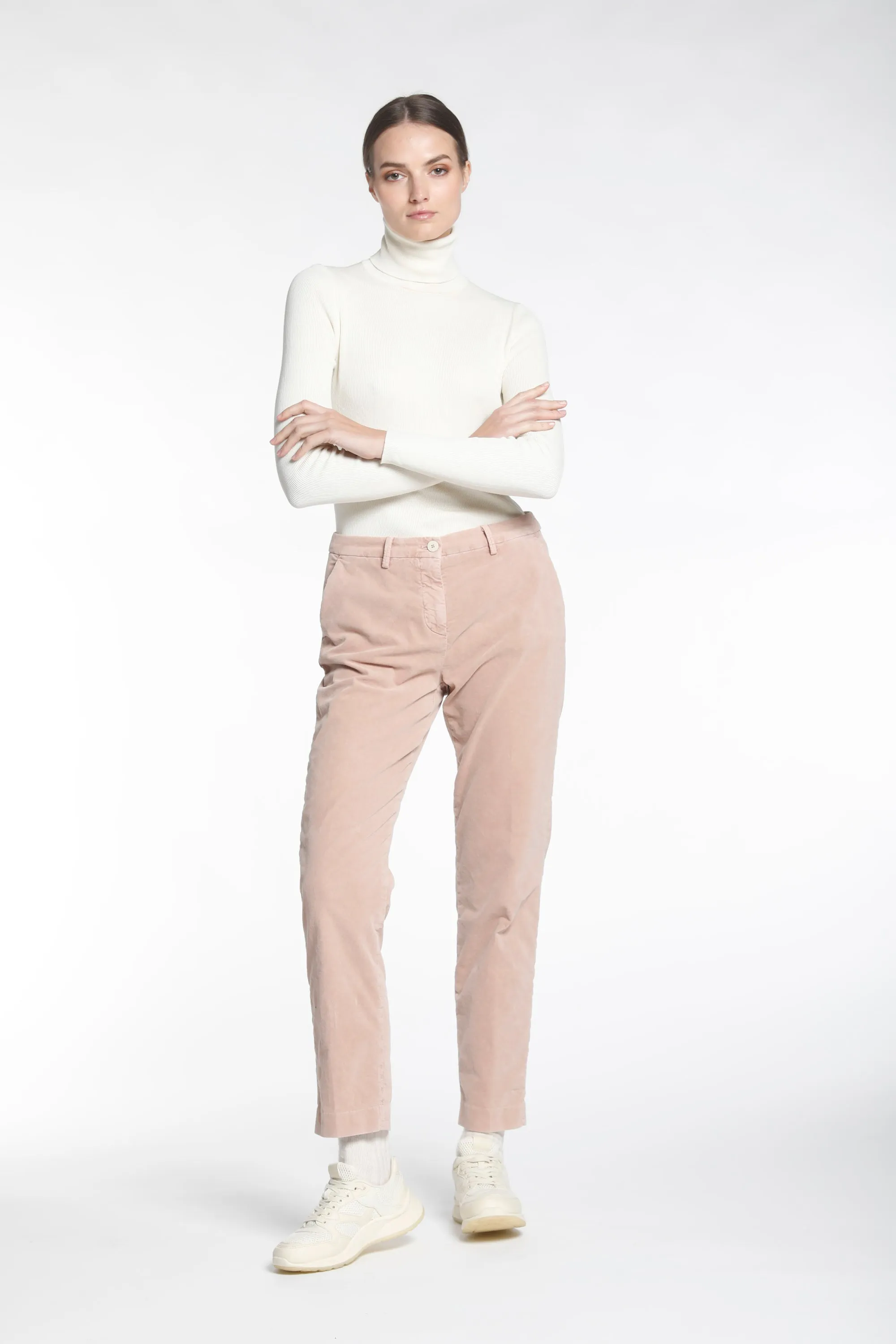New York woman smooth velvet chino pants regular sold by Mason's