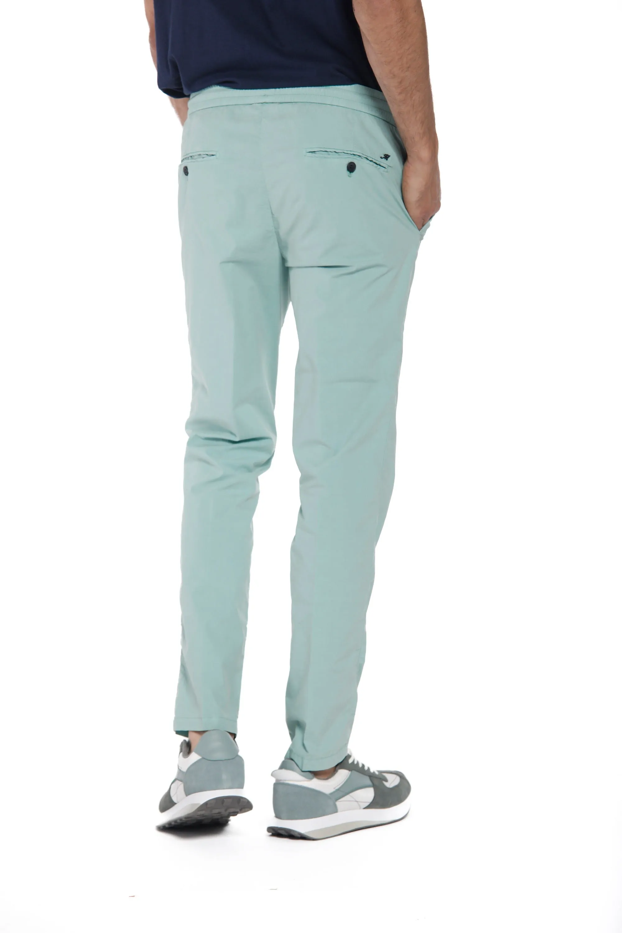 New York man chino jogger pants in tencel and cotton regular sold by Mason's product image thumbnail 3