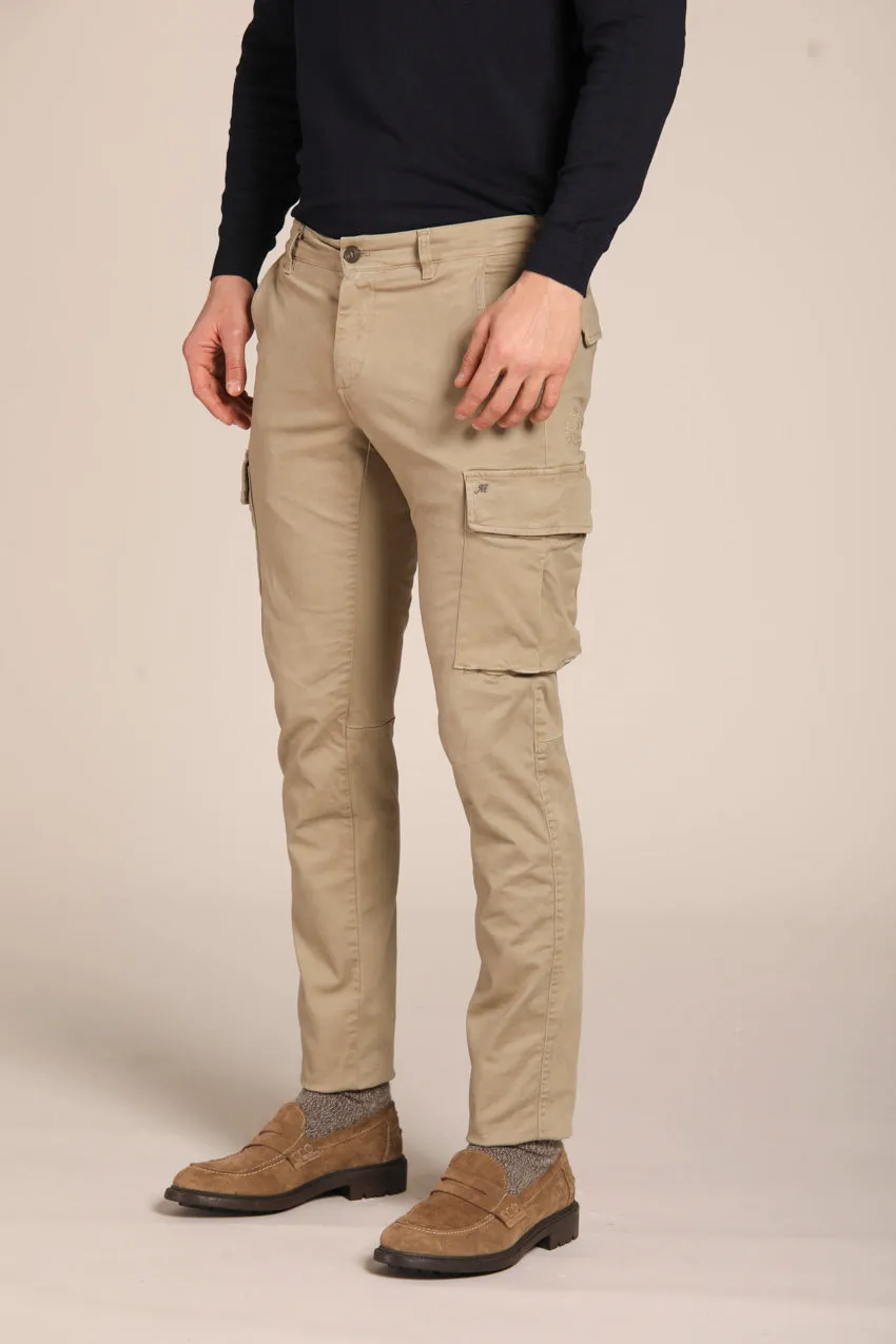 Chile men's cargo pants in gabardine extra slim fit ① sold by Mason's product image thumbnail 4