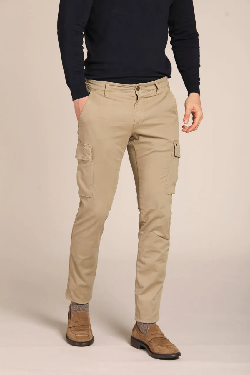 Chile men's cargo pants in gabardine extra slim fit ① sold by Mason's product image thumbnail 3