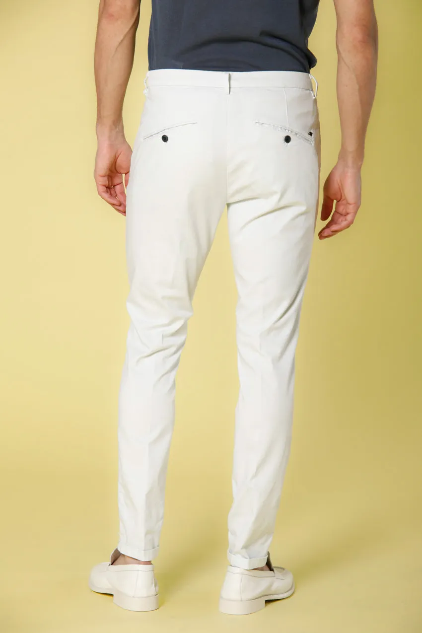 Osaka men's chino pants in cotton and tencel tricot carrot fit sold by Mason's product image thumbnail 3