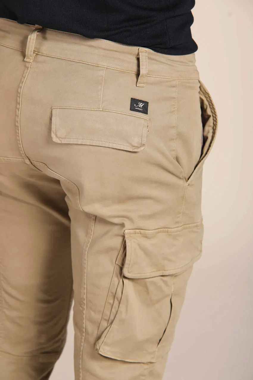 Chile men's cargo pants in gabardine extra slim fit ① sold by Mason's product image thumbnail 2