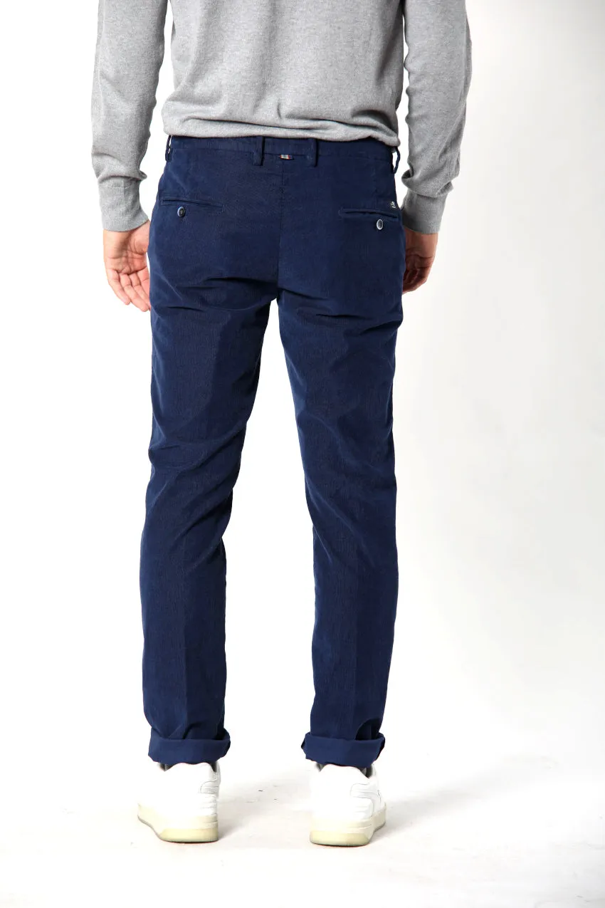 Torino Style man chino pants in velvet 1500 stripes slim ① sold by Mason's product image thumbnail 4