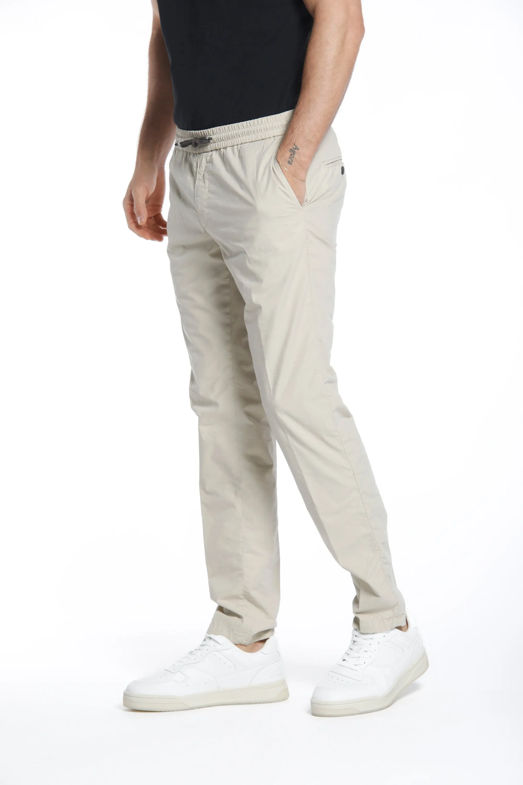 New York man chino jogger pants in tencel and cotton regular sold by Mason's product image thumbnail 3