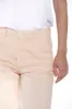 New York Flare woman chino pants in linen blend with wide bottom slim sold by Mason's