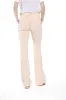 New York Flare woman chino pants in linen blend with wide bottom slim sold by Mason's