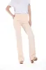 New York Flare woman chino pants in linen blend with wide bottom slim sold by Mason's