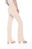 New York Flare woman chino pants in linen blend with wide bottom slim sold by Mason's