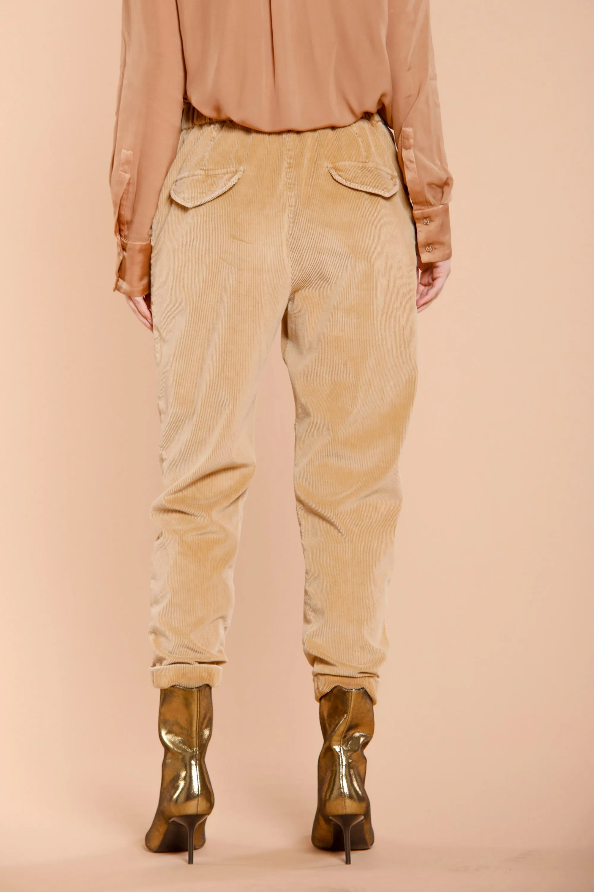 Malibu Jogger City woman corduroy chino pants relaxed sold by Mason's product image thumbnail 5