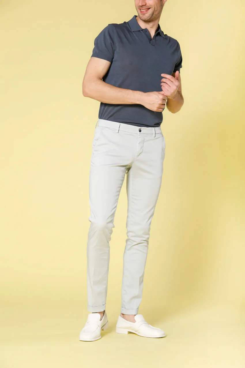 Milano Style men's chino pants in stretch gabardine extra slim ① sold by Mason's product image thumbnail 3