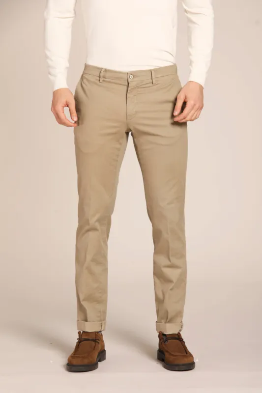 New York men's chino pants in gabardine stretch regular fit  ① sold by Mason's