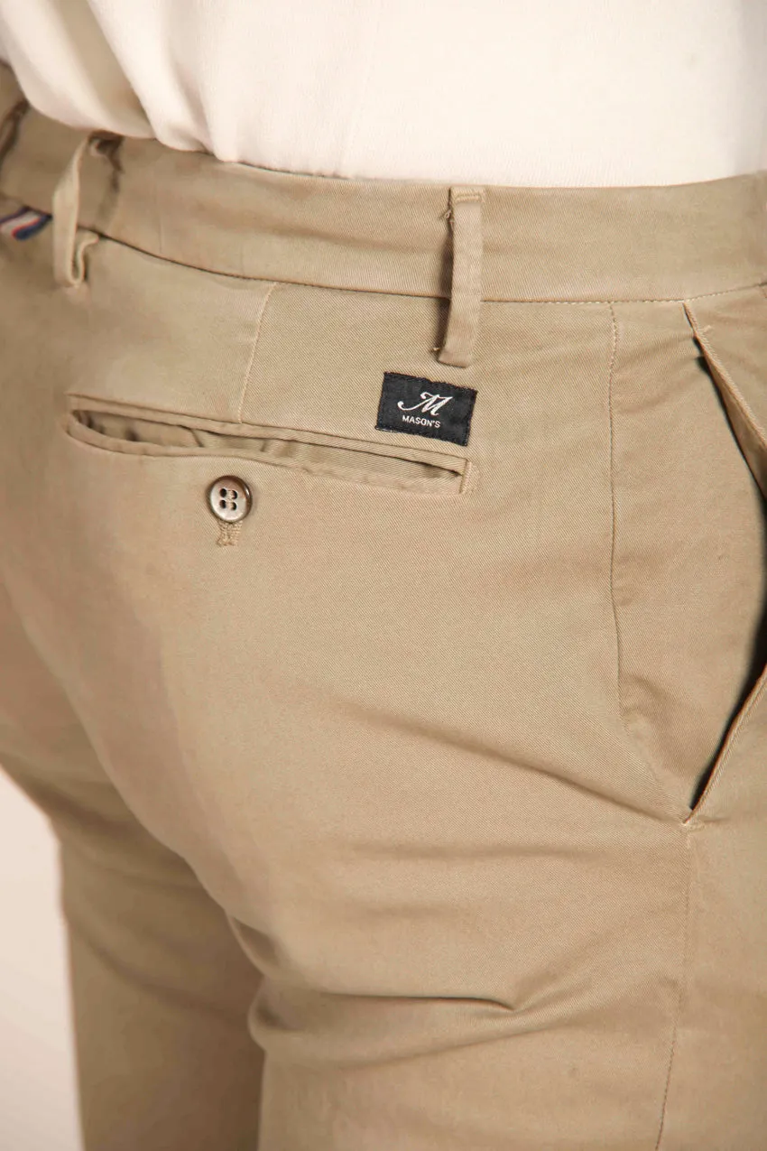New York men's chino pants in gabardine stretch regular fit ① sold by Mason's product image thumbnail 3