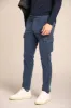 Chile Jogger men's cargo pants in velvet 1500 stripes extra slim fit sold by Mason's