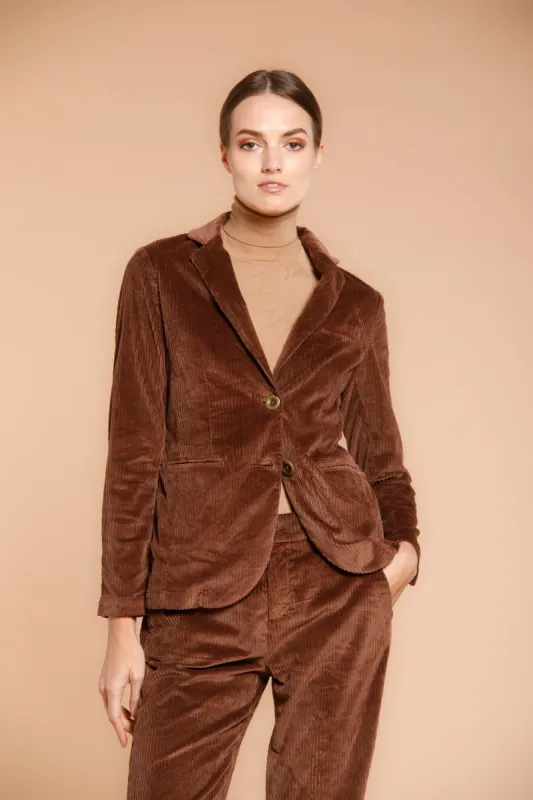 Helena woman corduroy blazer with buttons sold by Mason's
