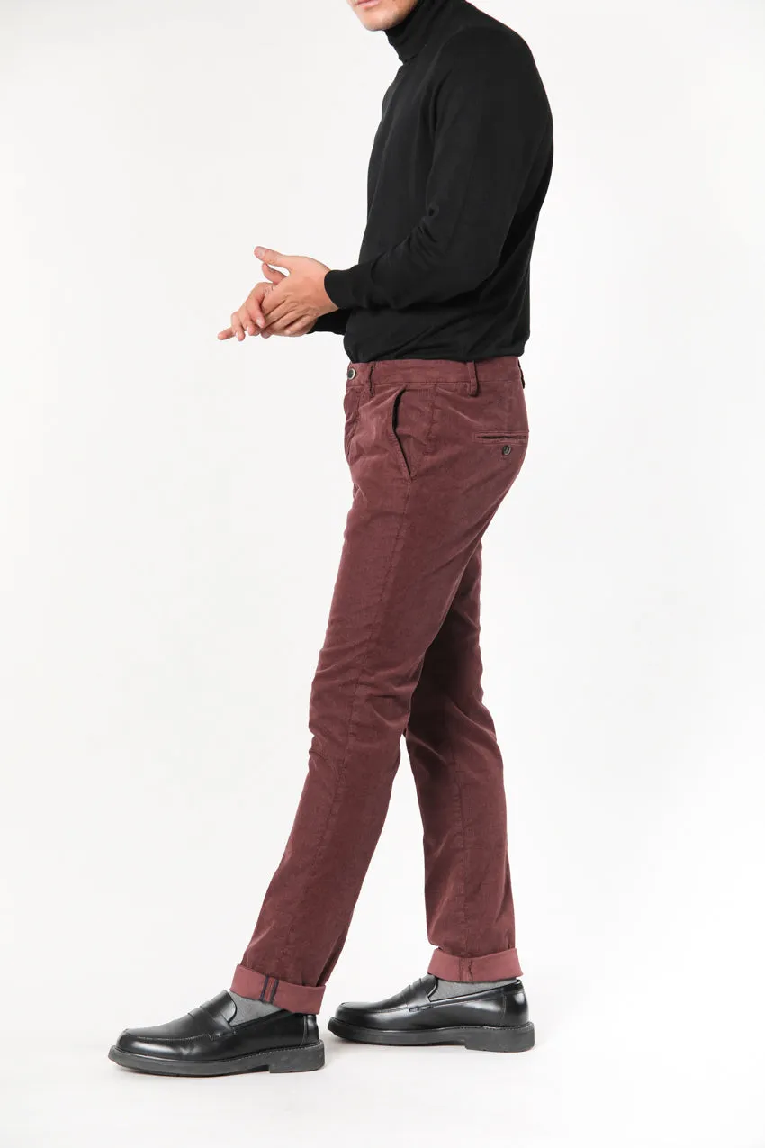 Torino Style man chino pants in velvet 1500 stripes slim sold by Mason's product image thumbnail 3