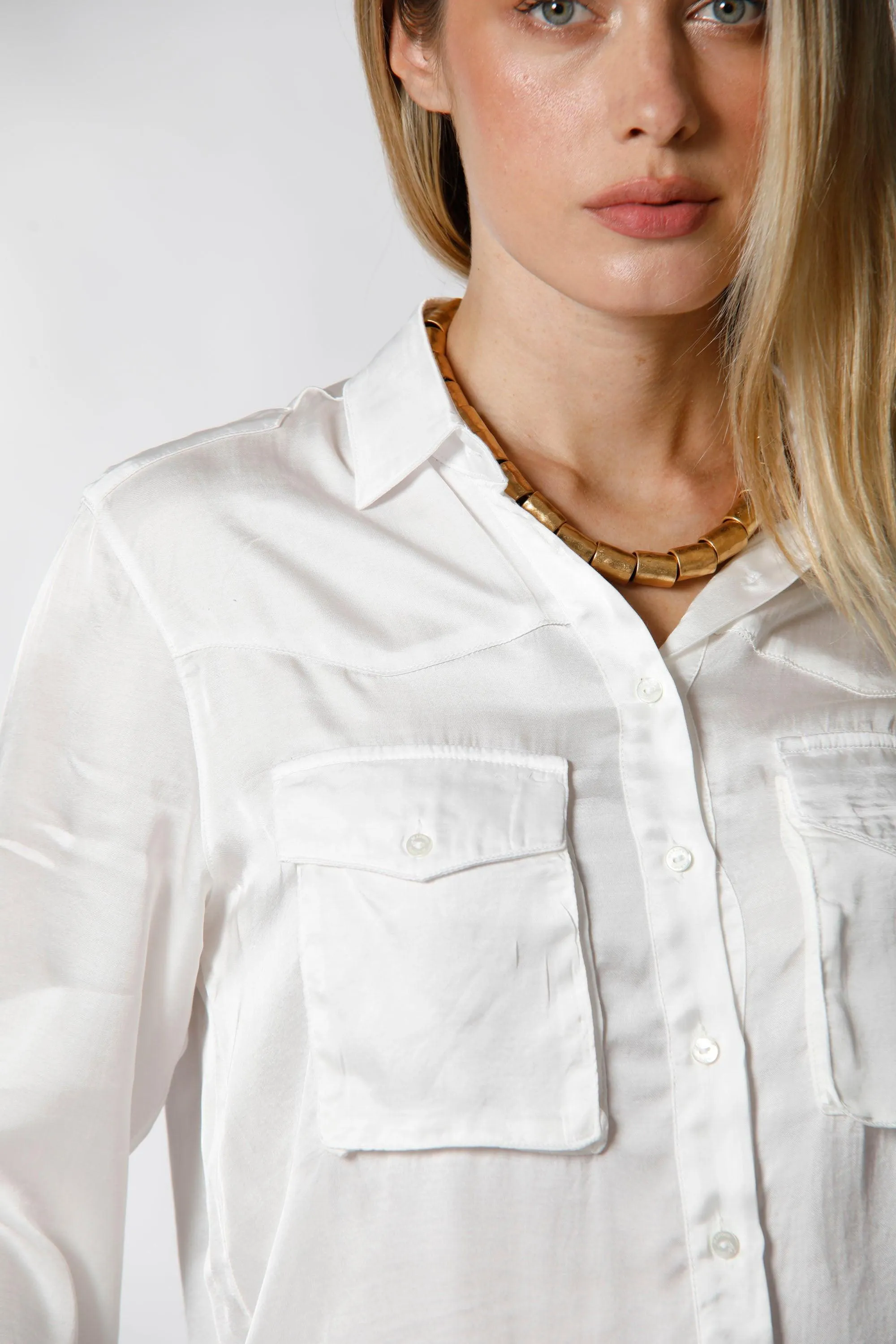 Safari West woman shirt in viscose with large pockets sold by Mason's product image thumbnail 3