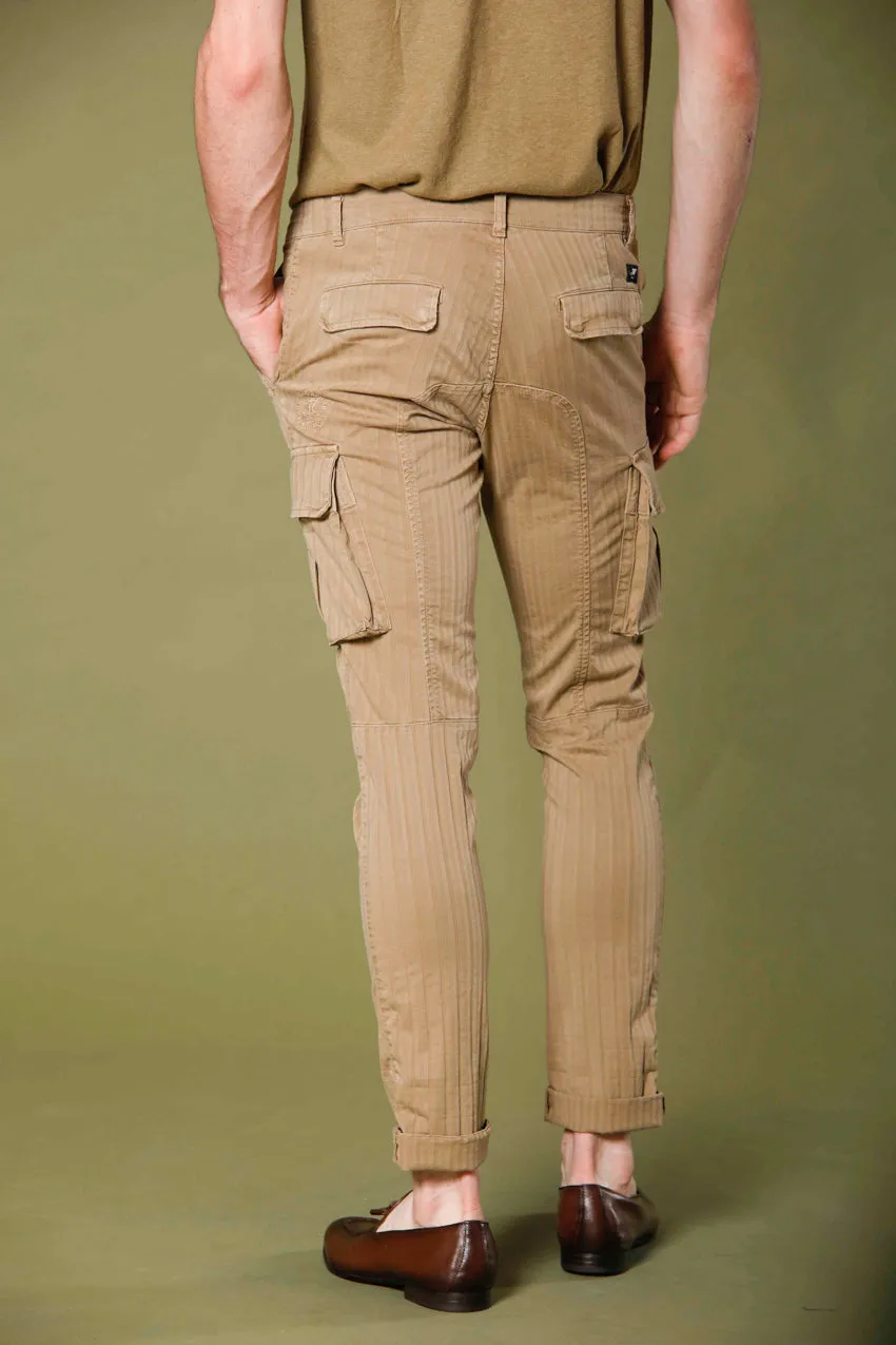 Chile men's cargo pants in cotton resca 3D extra slim sold by Mason's product image thumbnail 5