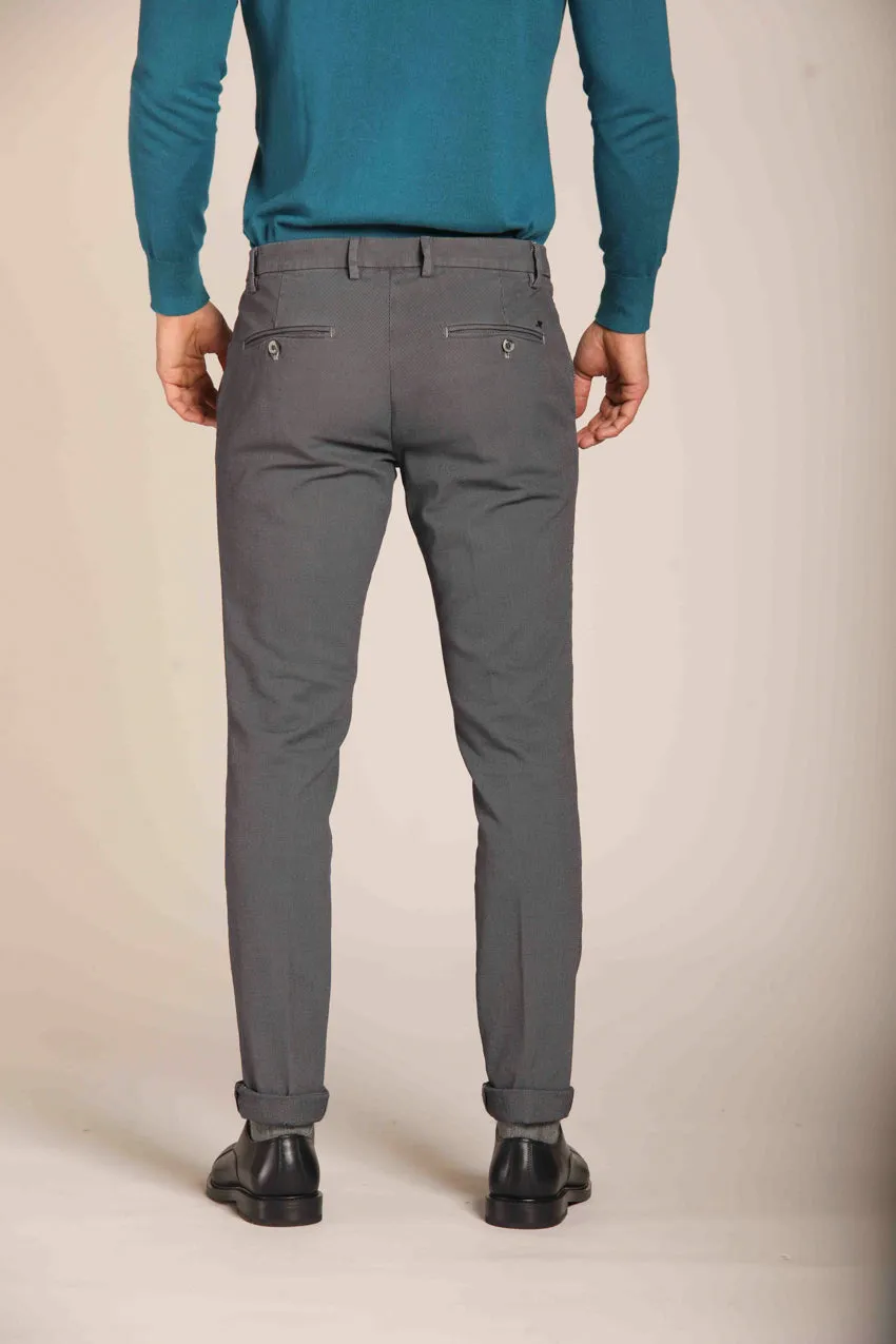 Milano men's chino pants with partridge eye pattern Extra Slim Fit sold by Mason's product image thumbnail 5