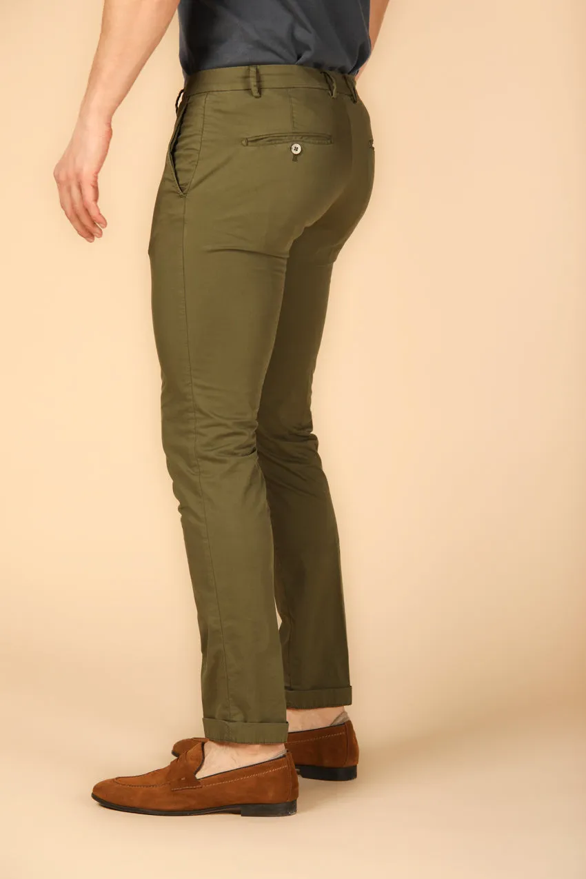 Milano Style men's chino pants in stretch gabardine extra slim ① sold by Mason's product image thumbnail 4