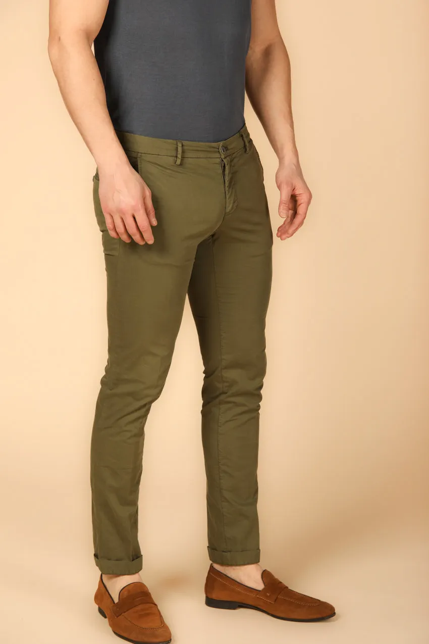 Milano Style men's chino pants in stretch gabardine extra slim ① sold by Mason's product image thumbnail 2