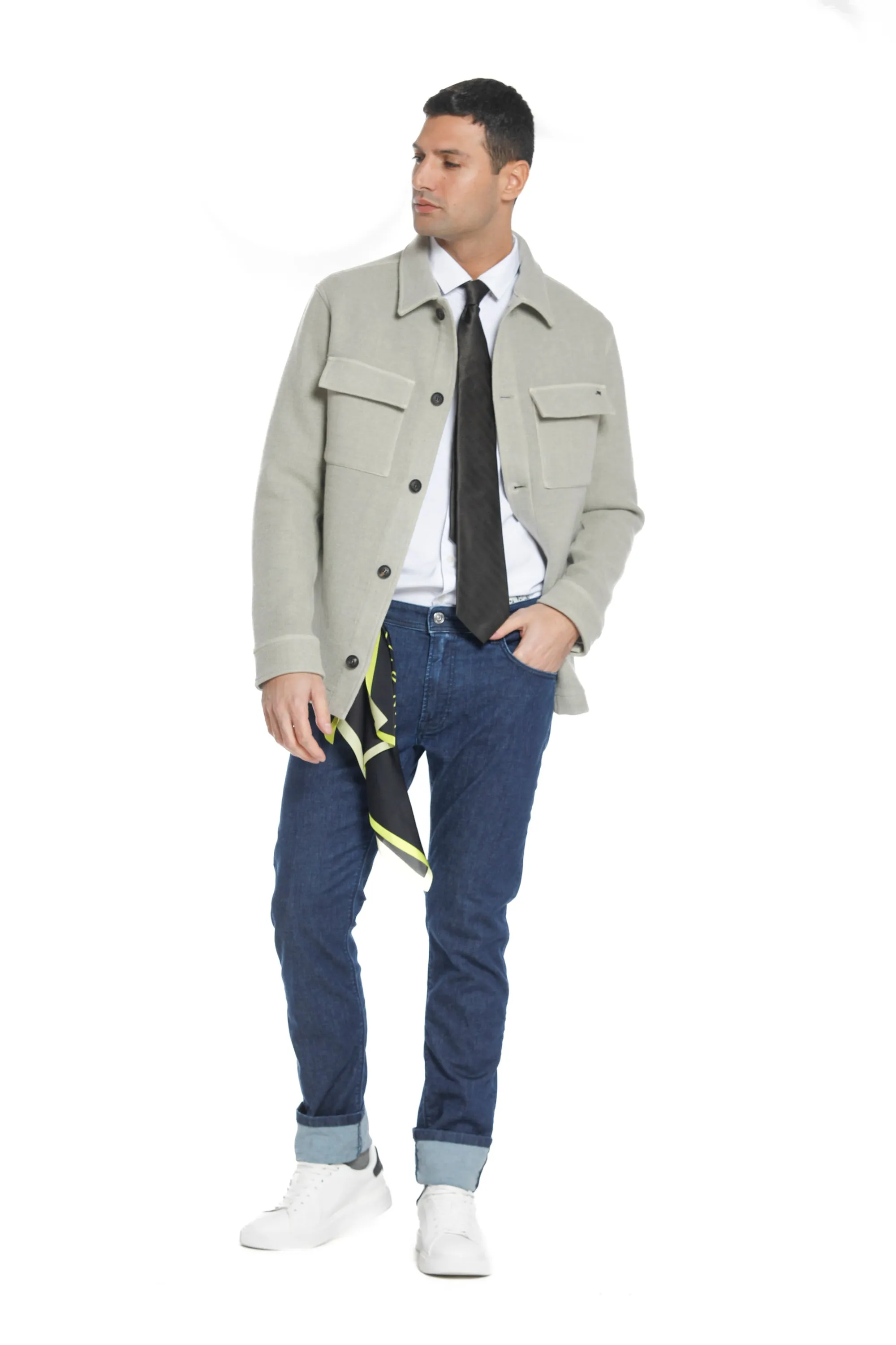 Harris 5 Pockets Action stretch man denim pants slim sold by Mason's product image thumbnail 2