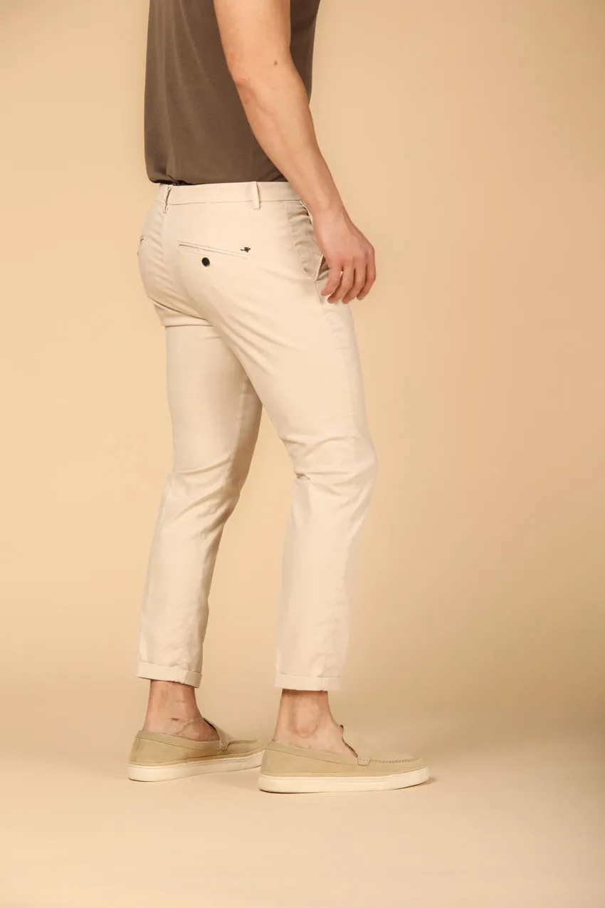 Osaka men's chino pants in tencel and cotton tricot carrot fit sold by Mason's product image thumbnail 2