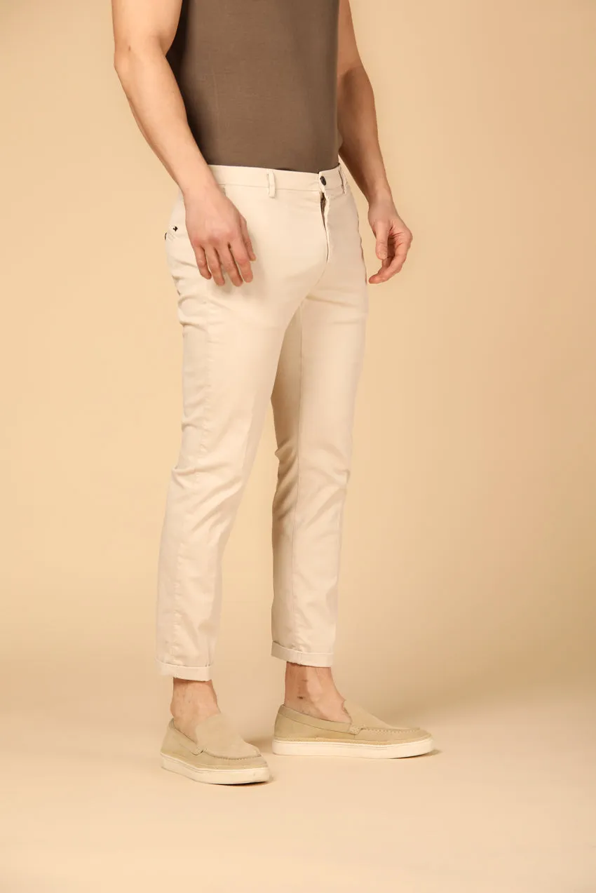 Osaka men's chino pants in tencel and cotton tricot carrot fit sold by Mason's product image thumbnail 4