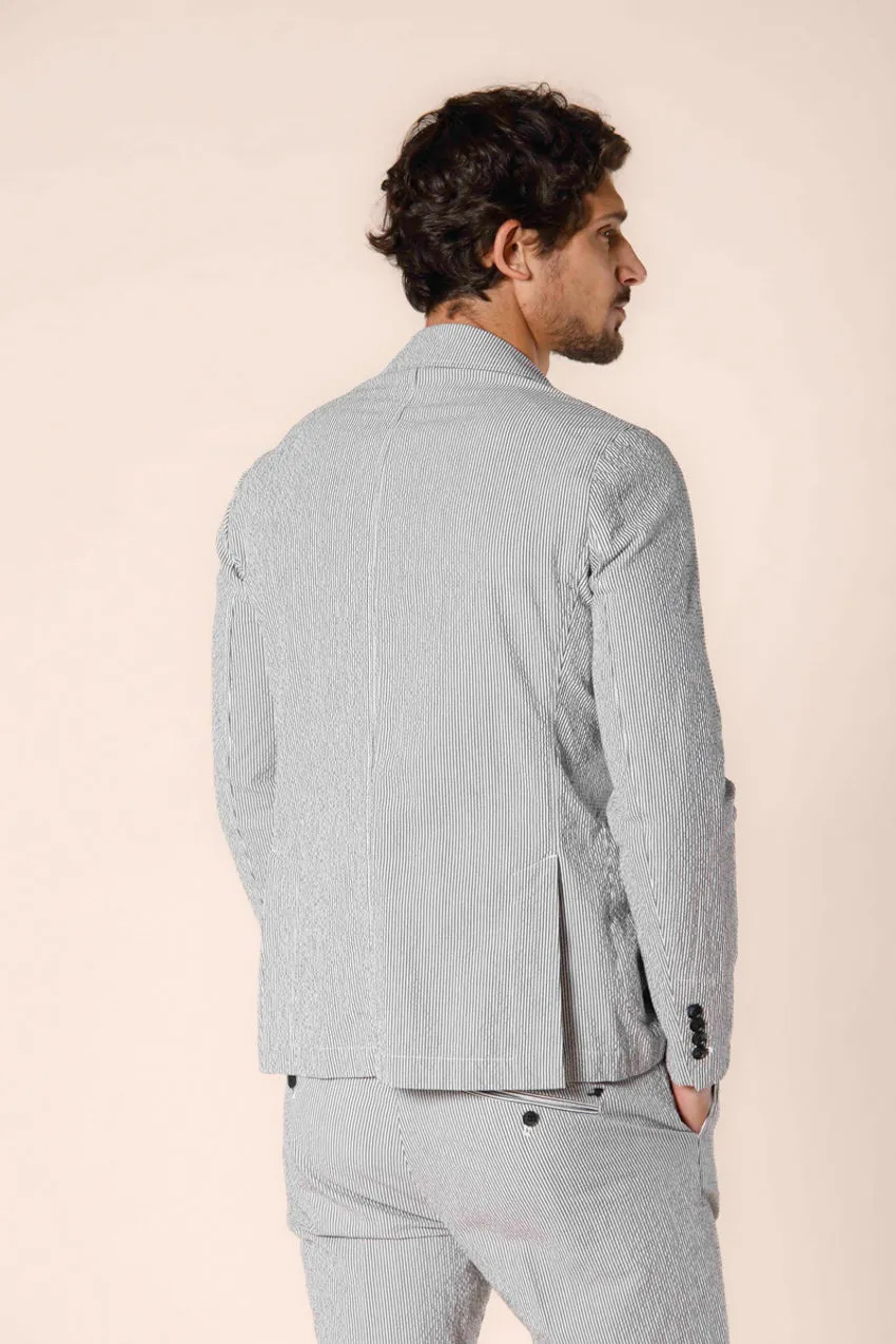 Da Vinci men's blazer in striped seersucker regular sold by Mason's product image thumbnail 4