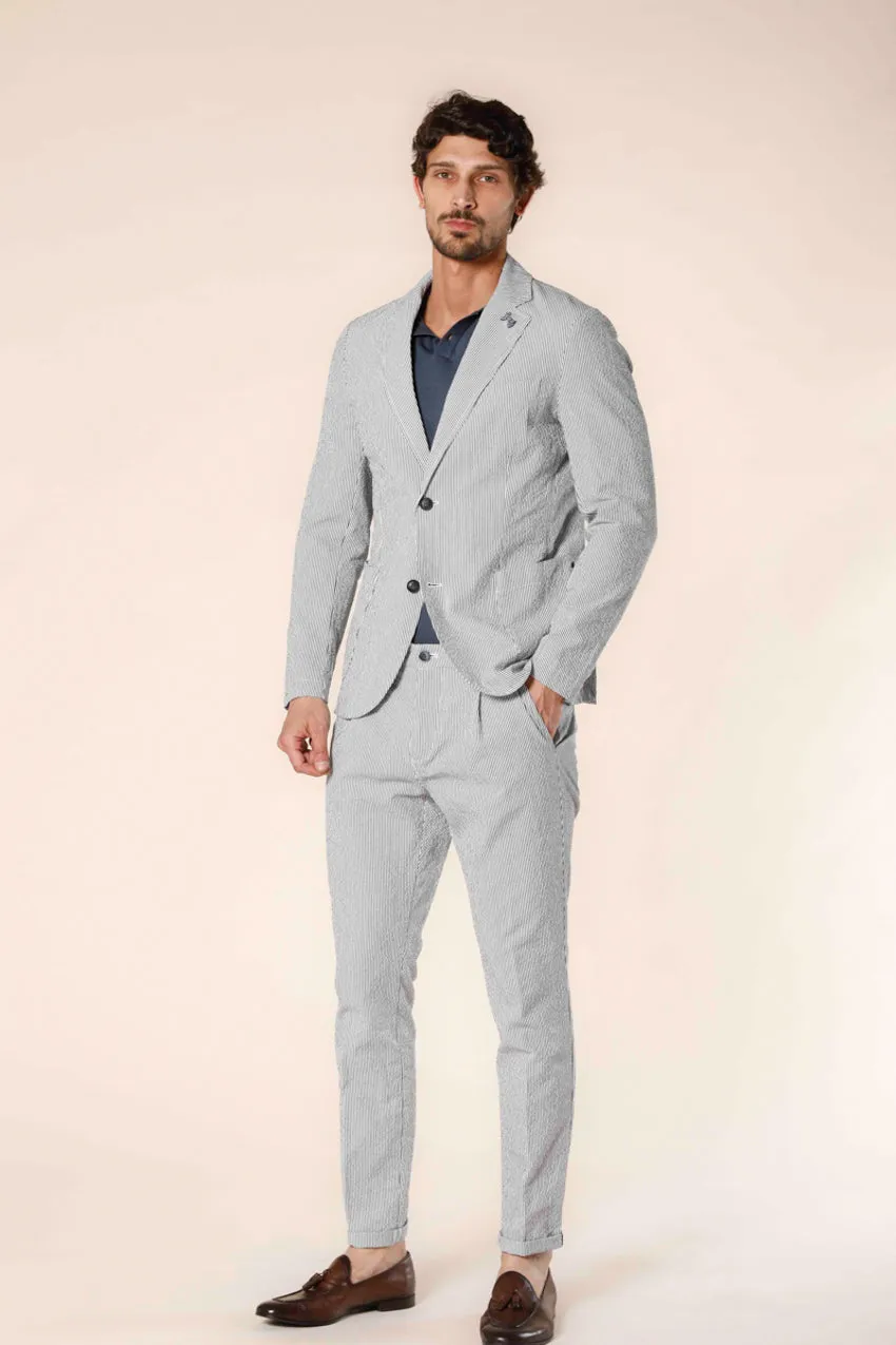 Da Vinci men's blazer in striped seersucker regular sold by Mason's product image thumbnail 2