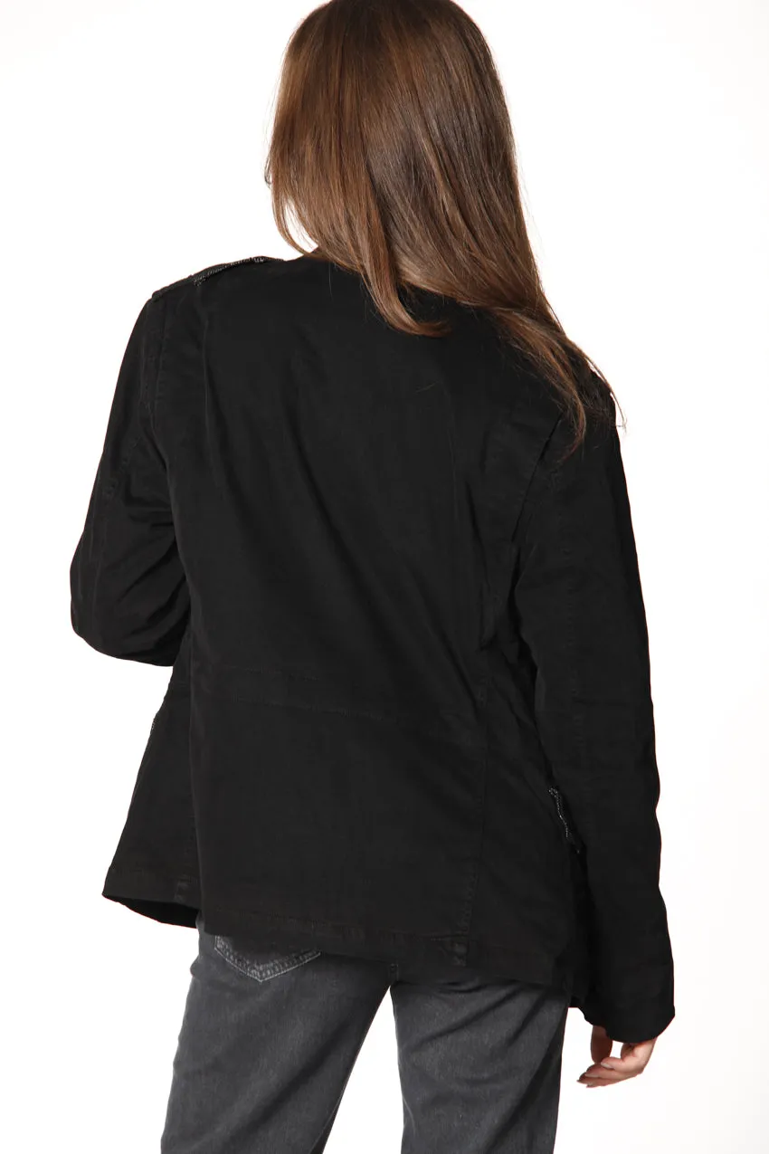 Icon Field woman jacket in stretch gabardine sold by Mason's product image thumbnail 5