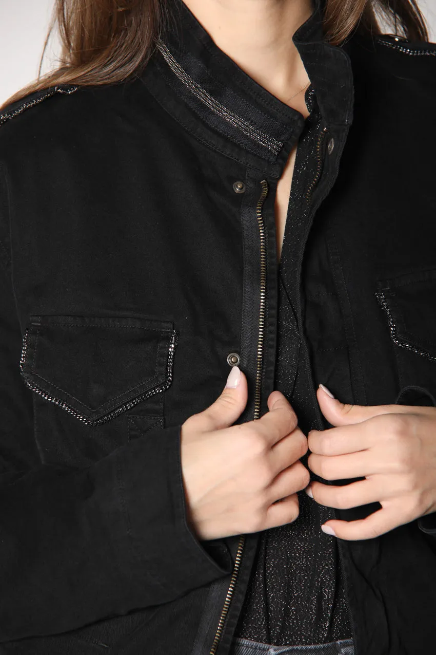 Icon Field woman jacket in stretch gabardine sold by Mason's product image thumbnail 3