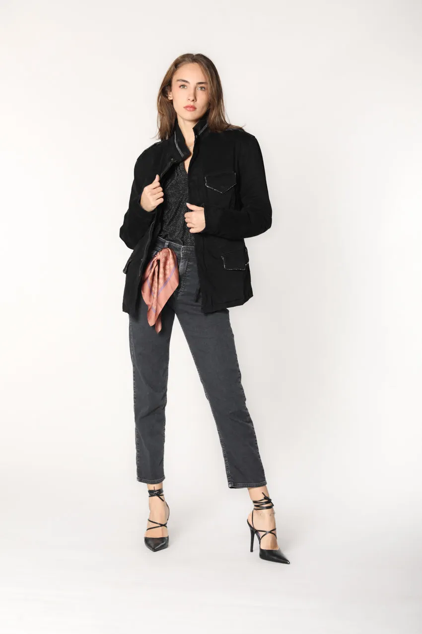 Icon Field woman jacket in stretch gabardine sold by Mason's product image thumbnail 2