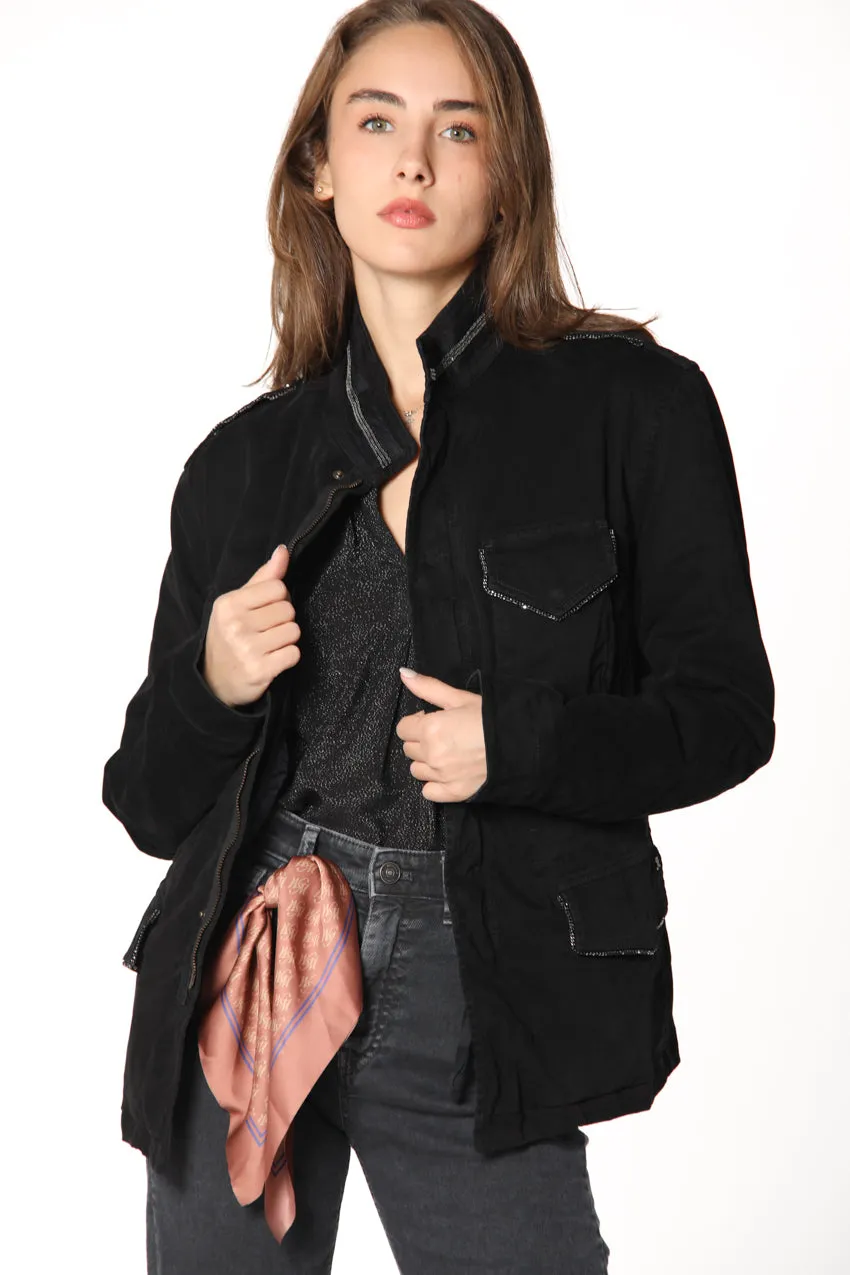 Icon Field woman jacket in stretch gabardine sold by Mason's