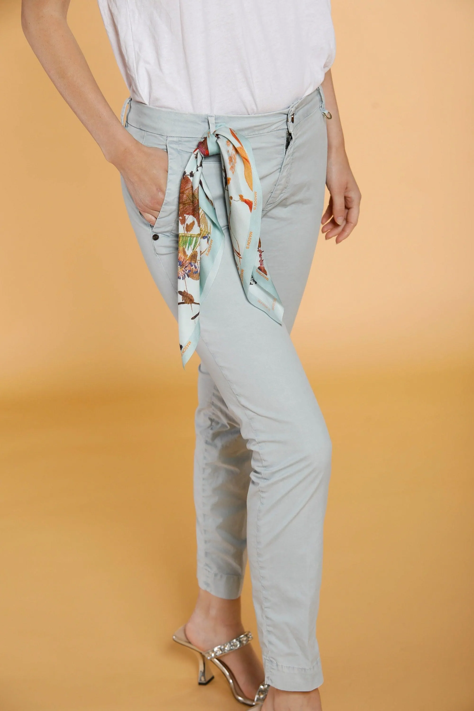 Jaqueline Archivio woman chino pants in stretch cotton icon washes curvy sold by Mason's product image thumbnail 5