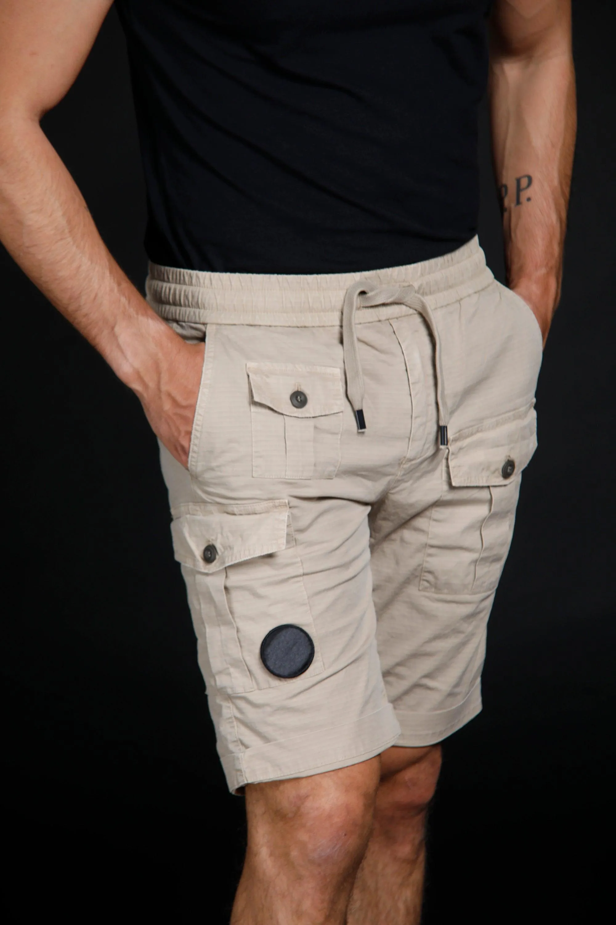 George man cargo bermuda Logo edition in ripstop regular sold by Mason's