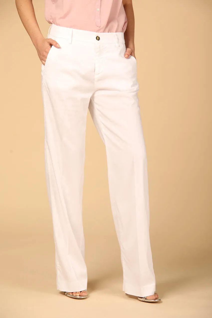 New York Straight women's chino pants in tencel twill straight sold by Mason's