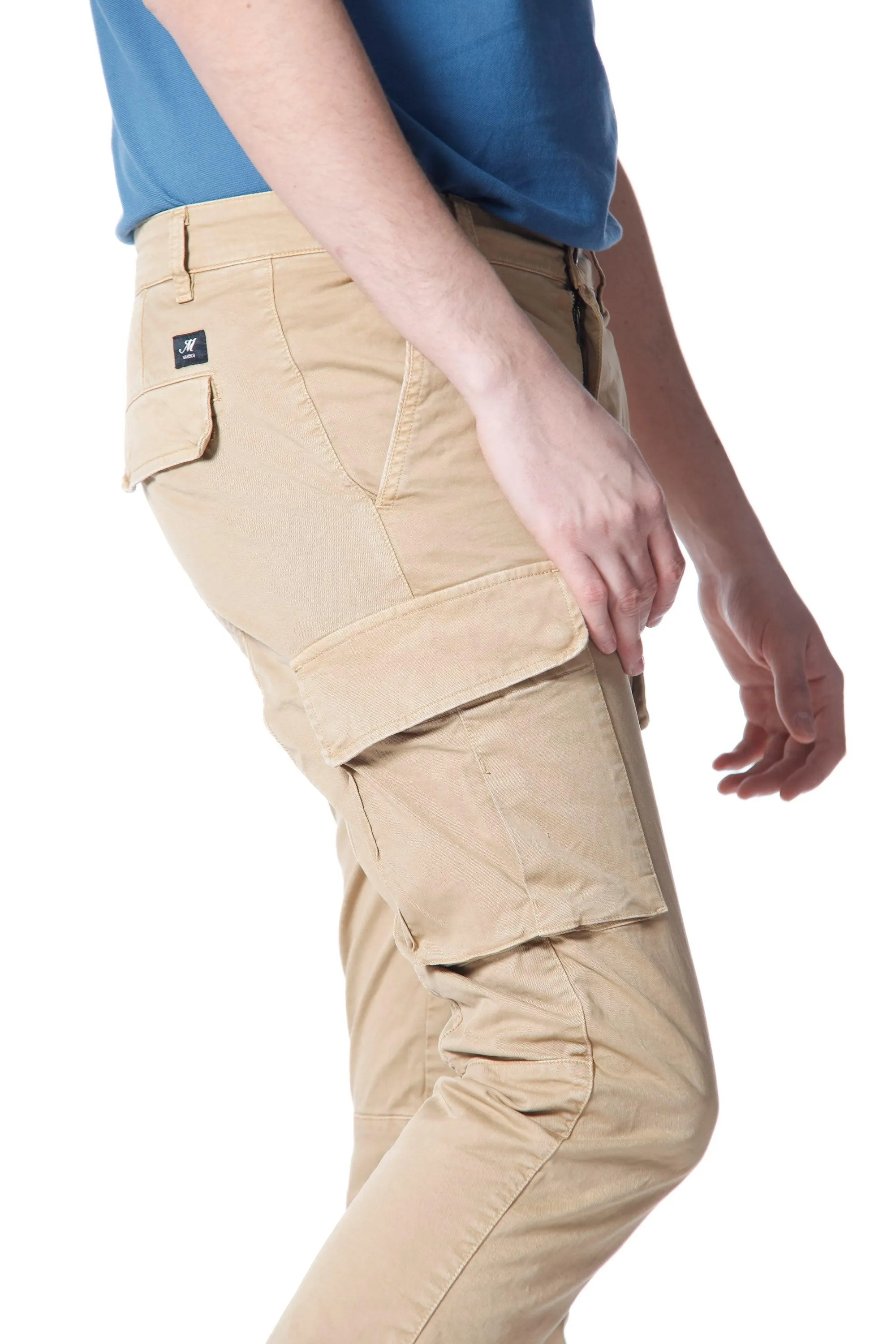 Chile man cargo pants in cotton extra slim sold by Mason's product image thumbnail 5