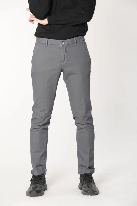 Milano Style man partridge eye chino pants extra slim sold by Mason's
