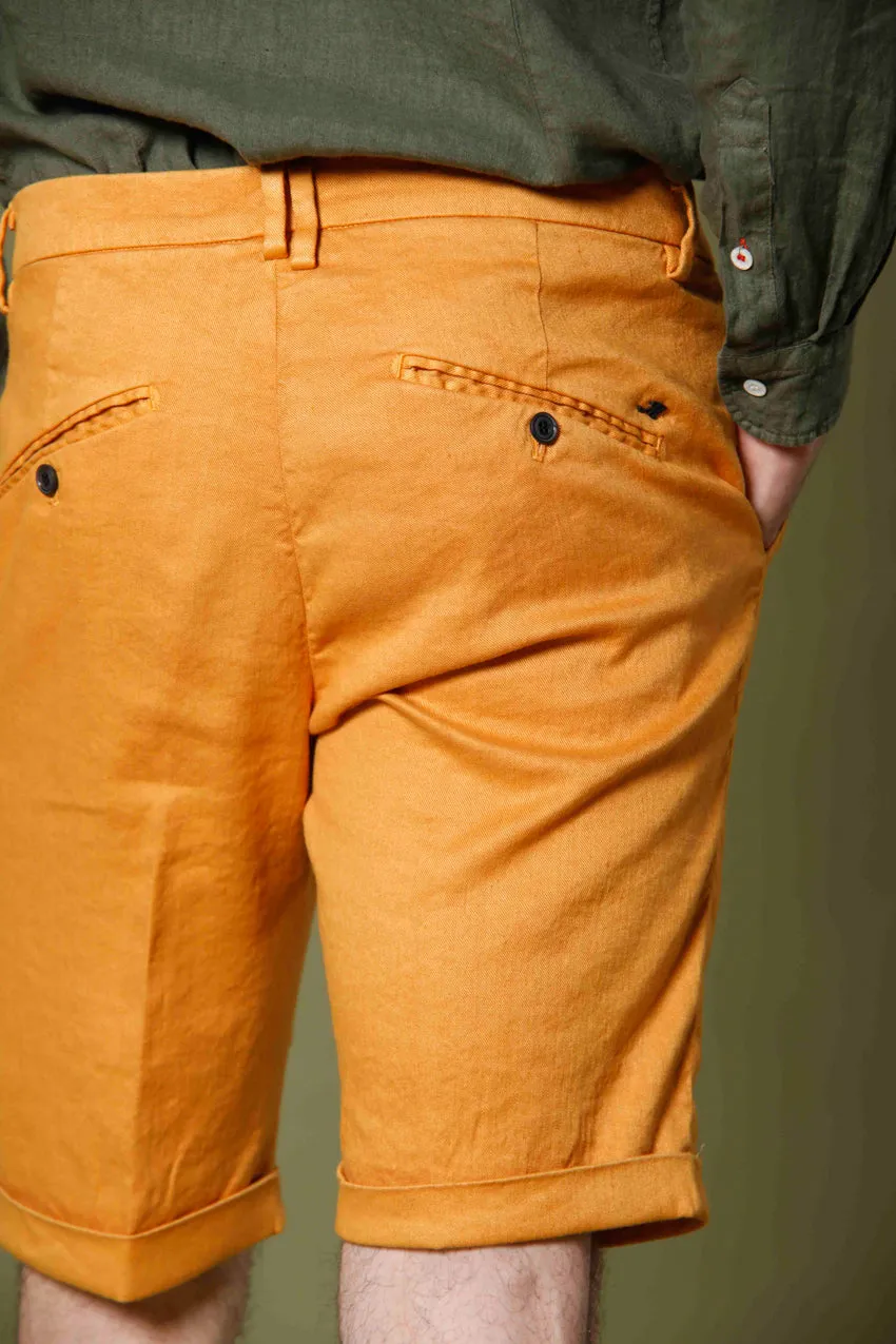 Osaka 1 Pinces men's chino bermuda in twill carrot fit sold by Mason's product image thumbnail 2