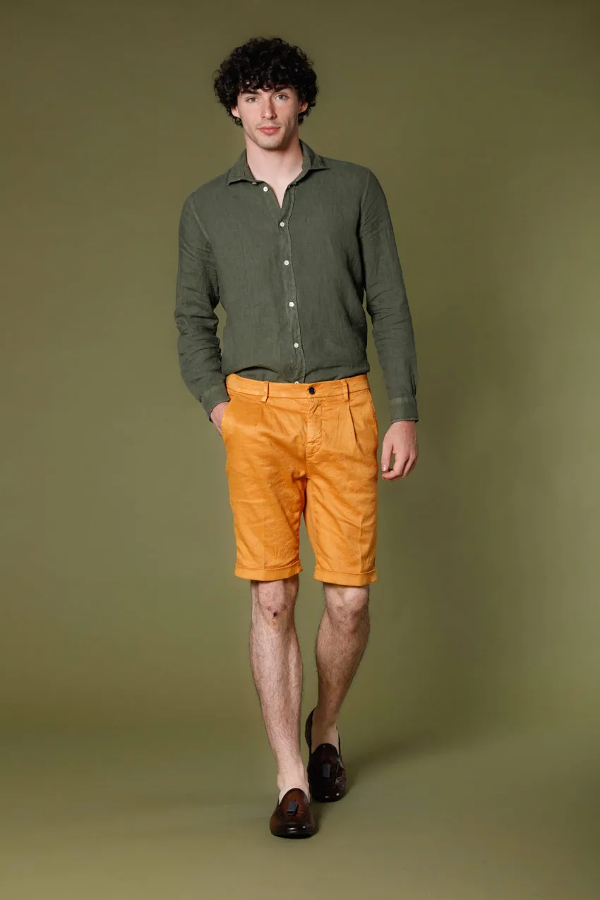 Osaka 1 Pinces men's chino bermuda in twill carrot fit sold by Mason's product image thumbnail 3