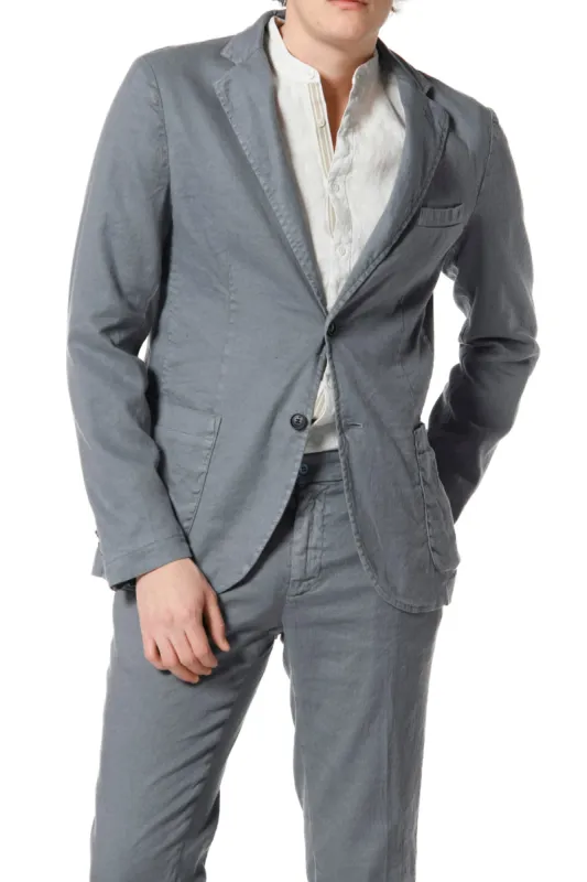 Da Vinci Safari man blazer in linen and cotton sold by Mason's