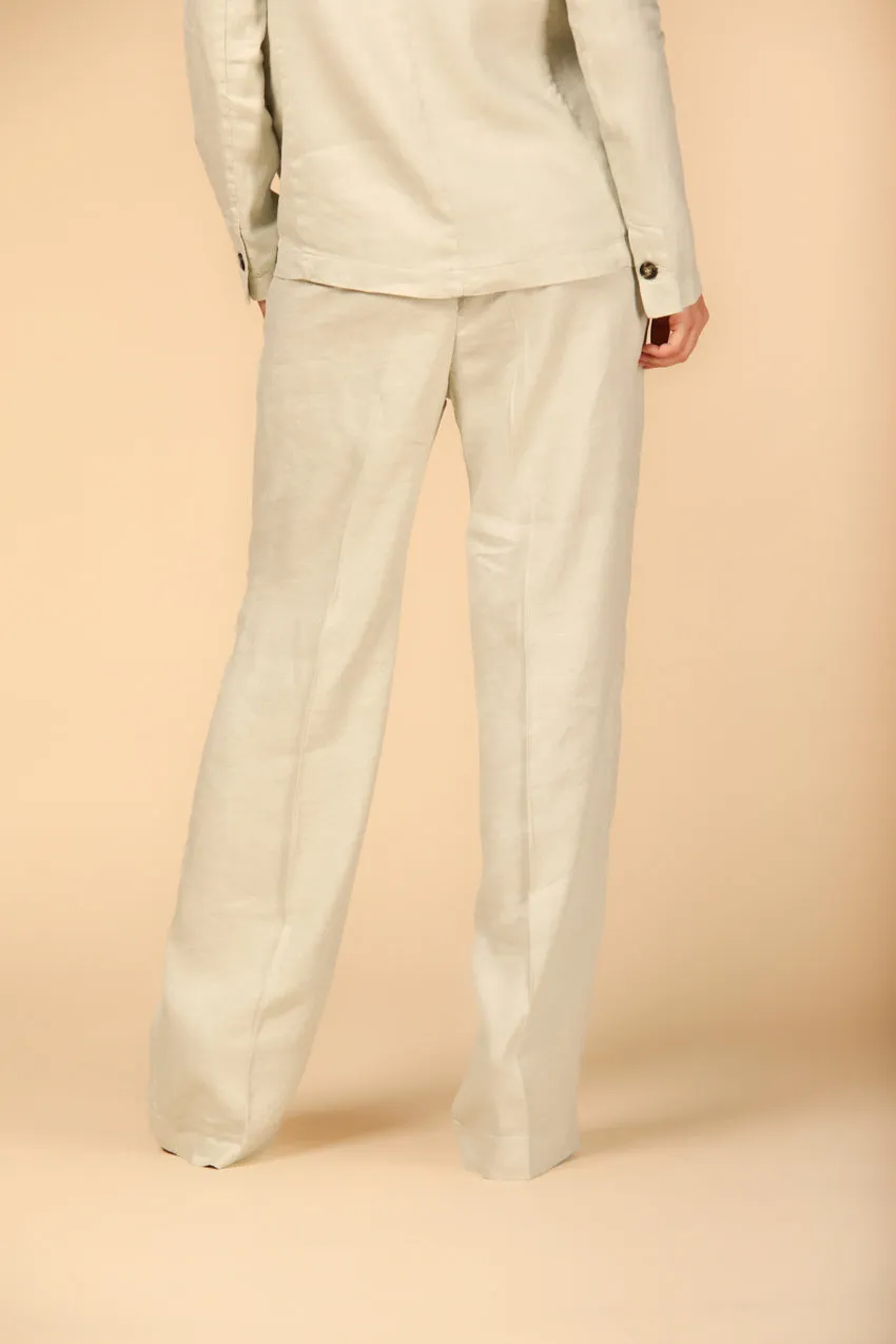 New York Straight women's chino pants in linen blend straight sold by Mason's product image thumbnail 4
