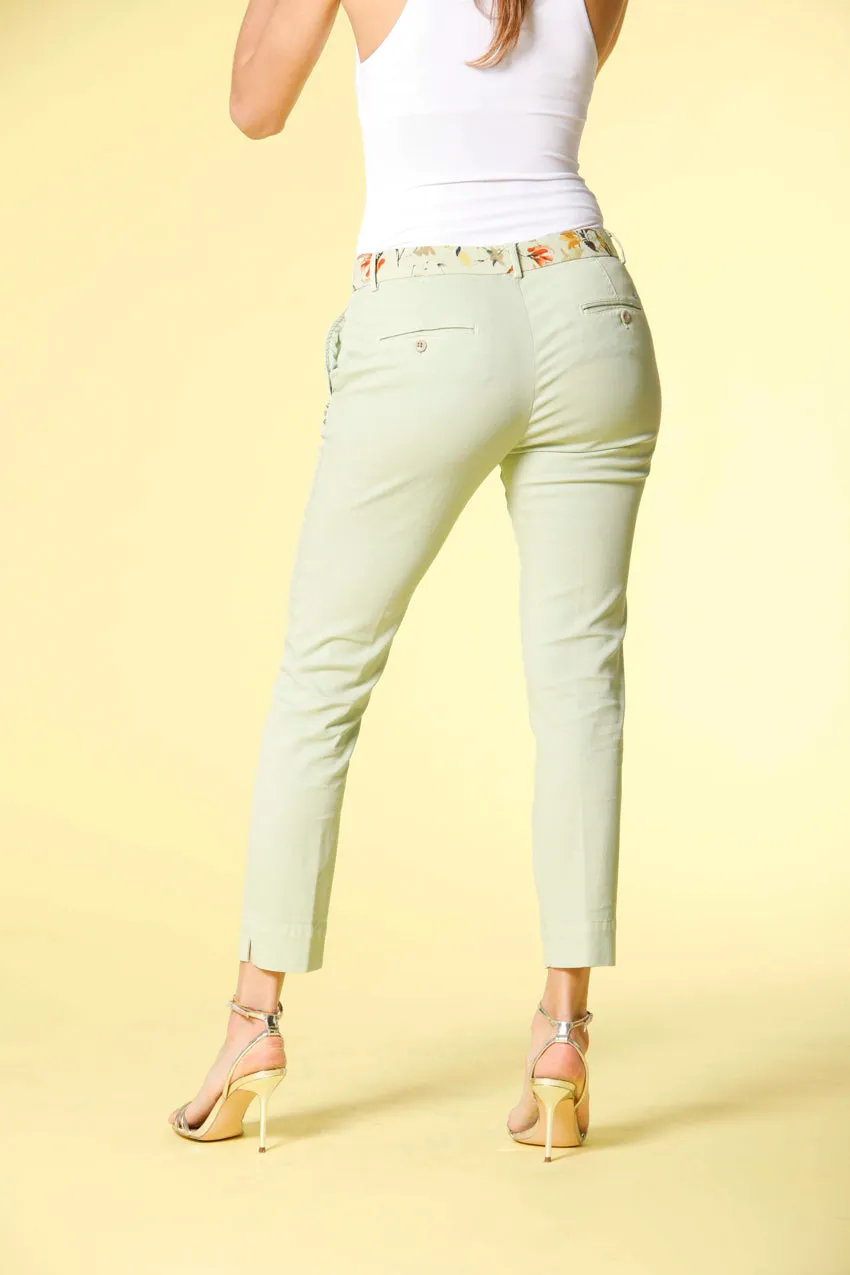 Jaqueline Capri women's capri chino pants in piquet with patch curvy sold by Mason's product image thumbnail 3