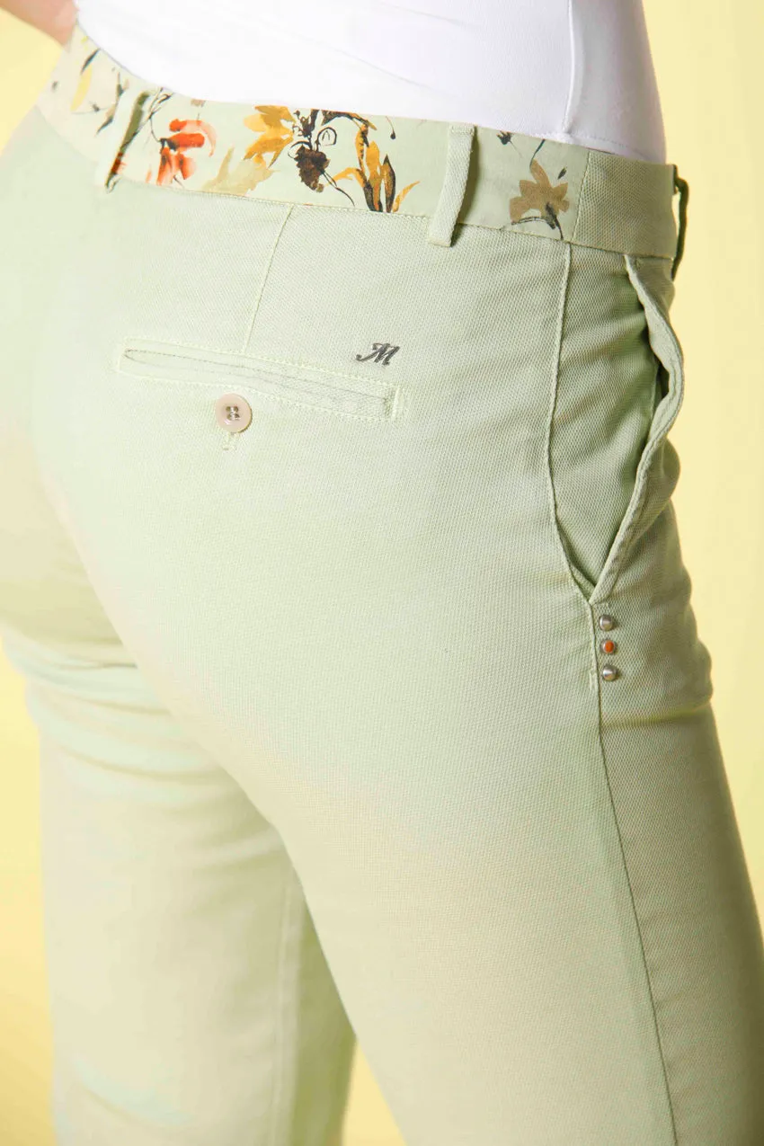 Jaqueline Capri women's capri chino pants in piquet with patch curvy sold by Mason's product image thumbnail 2